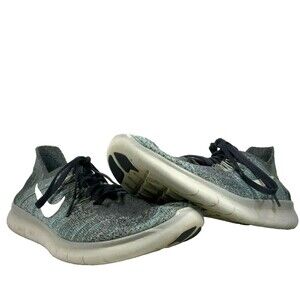 Nike Free RN Flyknit-Youth/Unisex Sz 7Y -Blue/Gray -2017 Running Shoe 881973-402